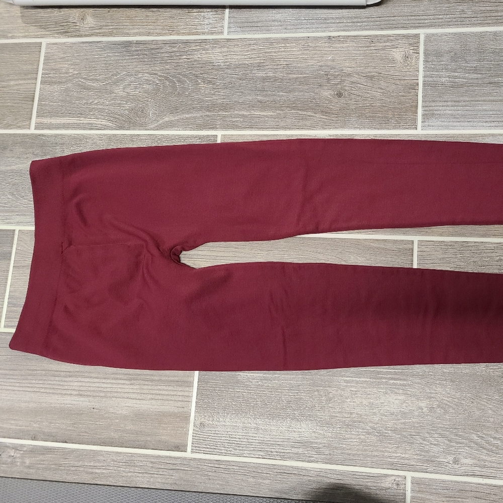 Maroon Leggings